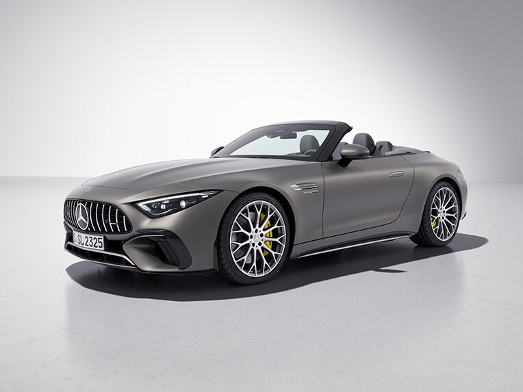 Exteriér vozu Mercedes-AMG SL Roadster se sadou AMG Aerodynamic.