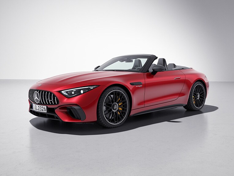 Exteriér vozu Mercedes-AMG SL Roadster se sadou AMG carbon exteriér.