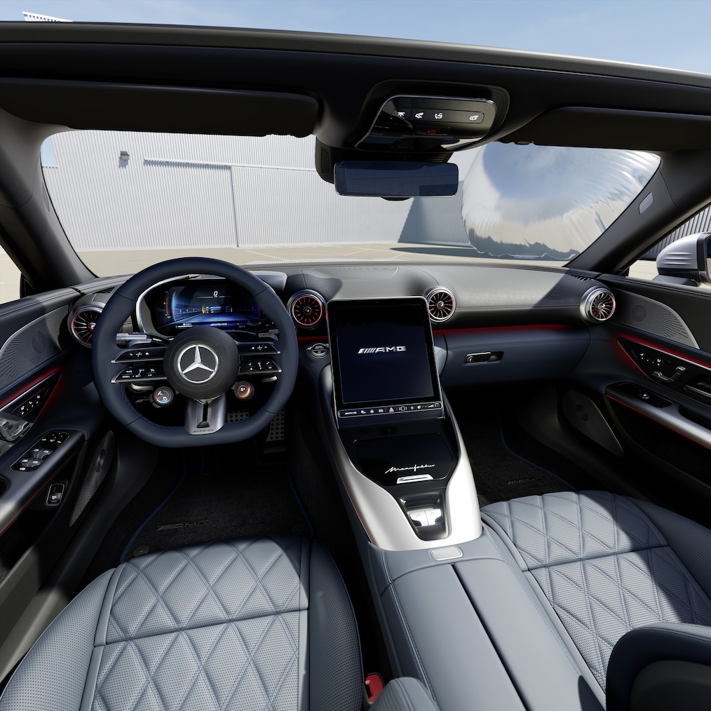 Nabídky výbav programu MANUFAKTUR pro SL roadster od Mercedes-AMG.