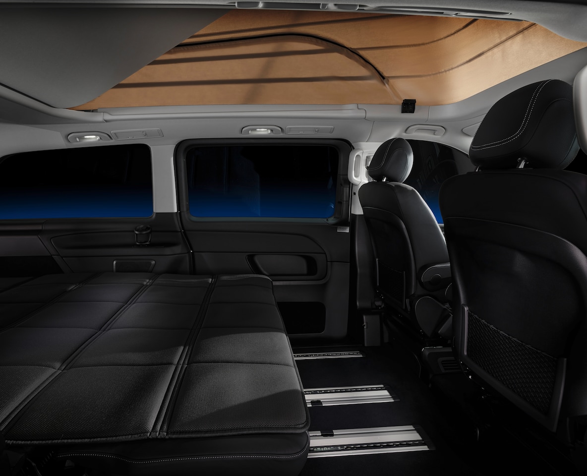 Třímístné lavicové sedadlo jako luxusní lůžko ve Třídě V Marco Polo HORIZON.