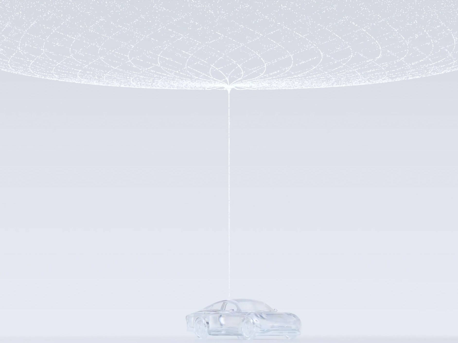 Vizualizace bezdrátové technologie.