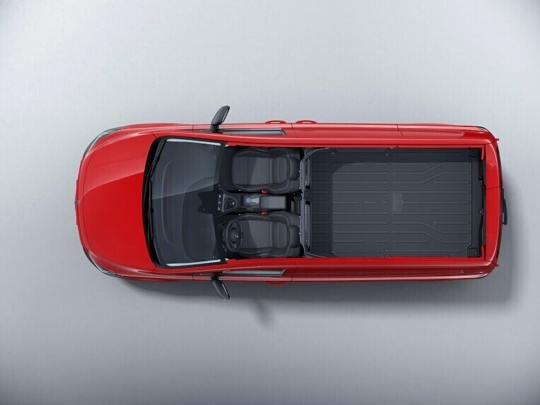 Zvýšení užitečného zatížení ve skříňové dodávce Mercedes-Benz Citan.