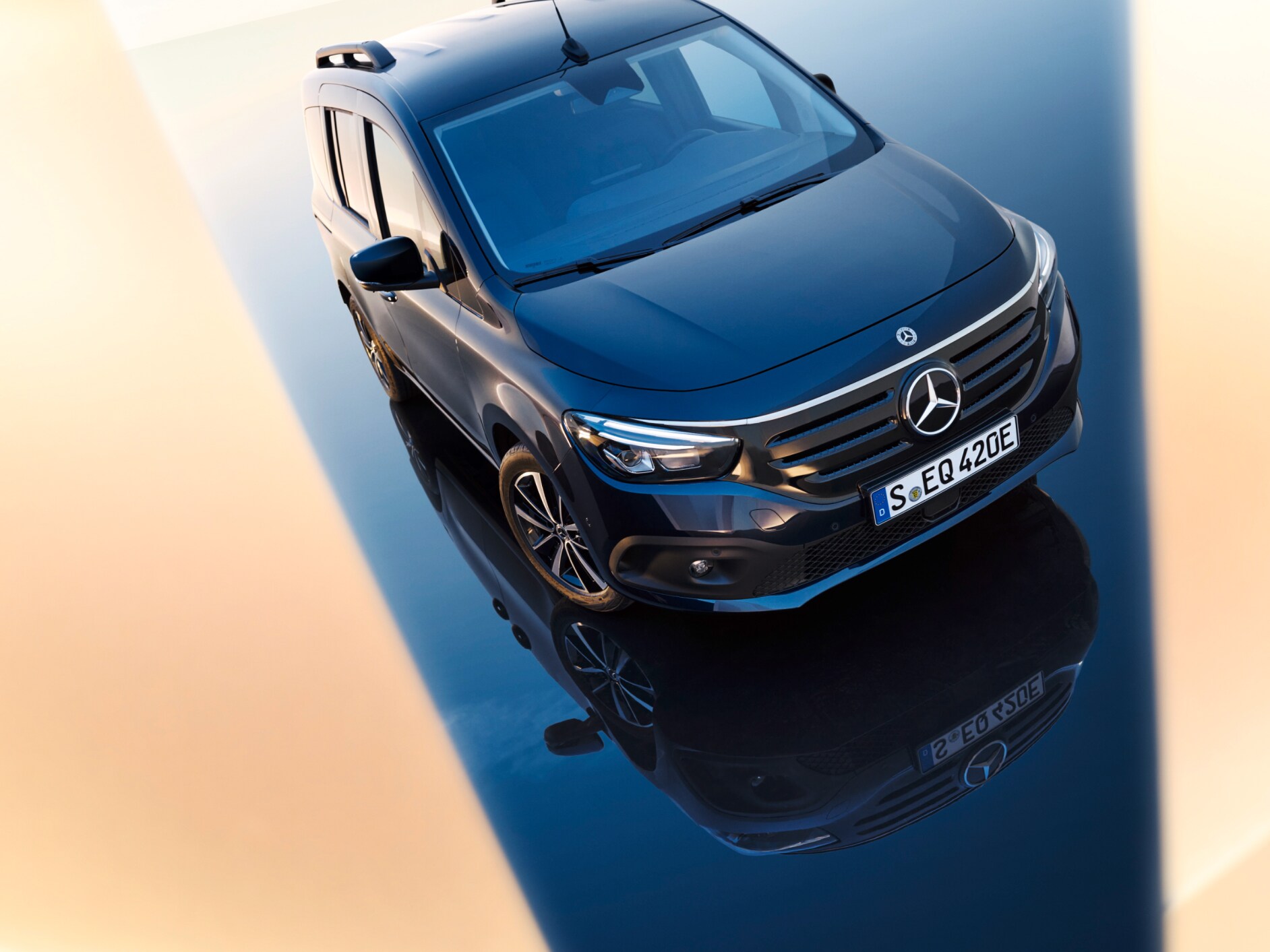 Exteriér vozidla Mercedes-Benz EQT.