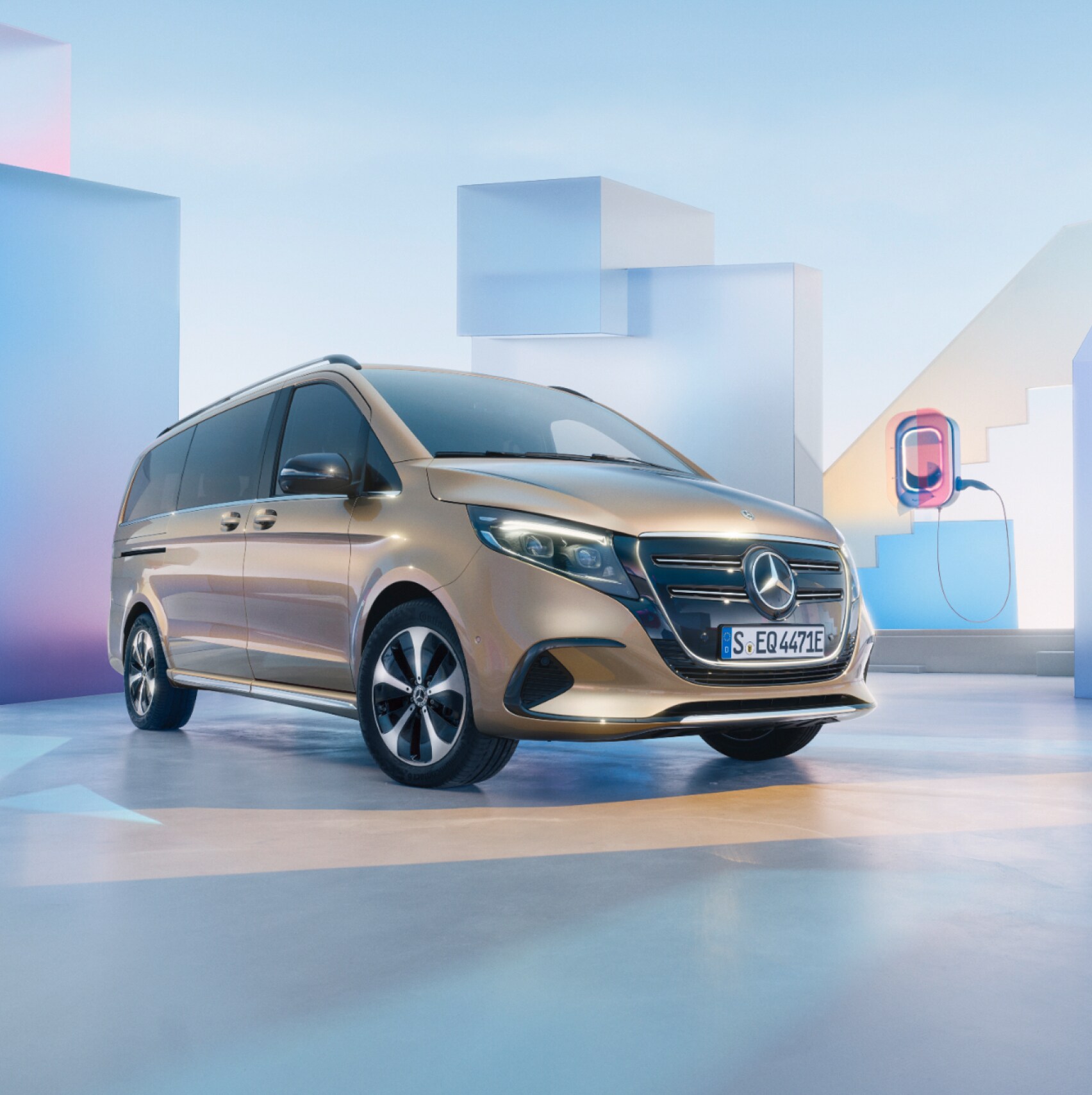 Exteriér vozidla Mercedes-Benz EQV.