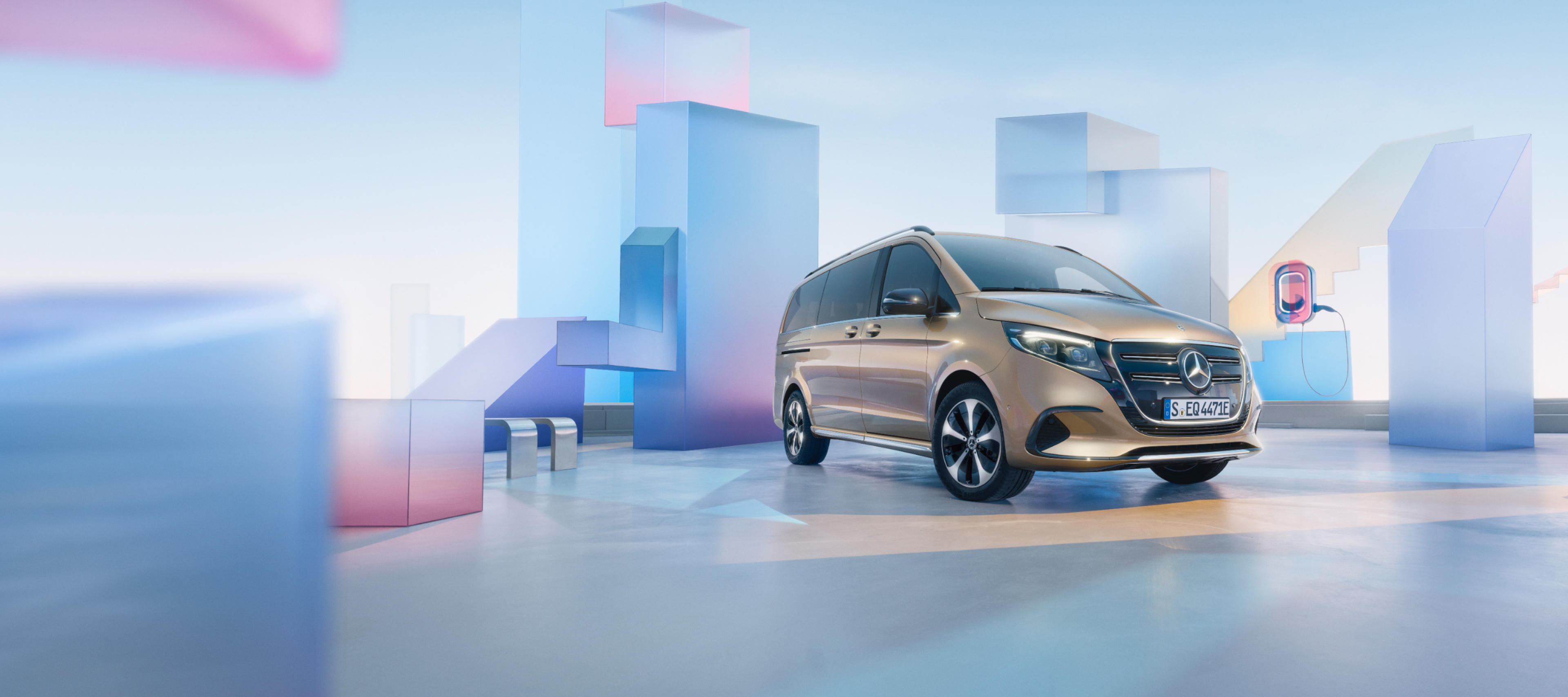 Porovnání vozidel | EQV | Mercedes-Benz Exteriér vozidla Mercedes-Benz EQV.