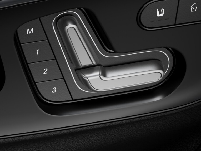 Elektricky nastavitelná sedadla pro řidiče a spolujezdce v podvozku Mercedes-Benz eSprinter.