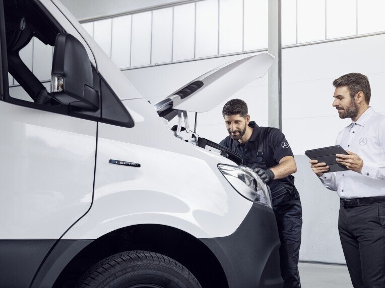Integrovaná smlouva Maintenance pro Váš podvozek Mercedes-Benz eSprinter.