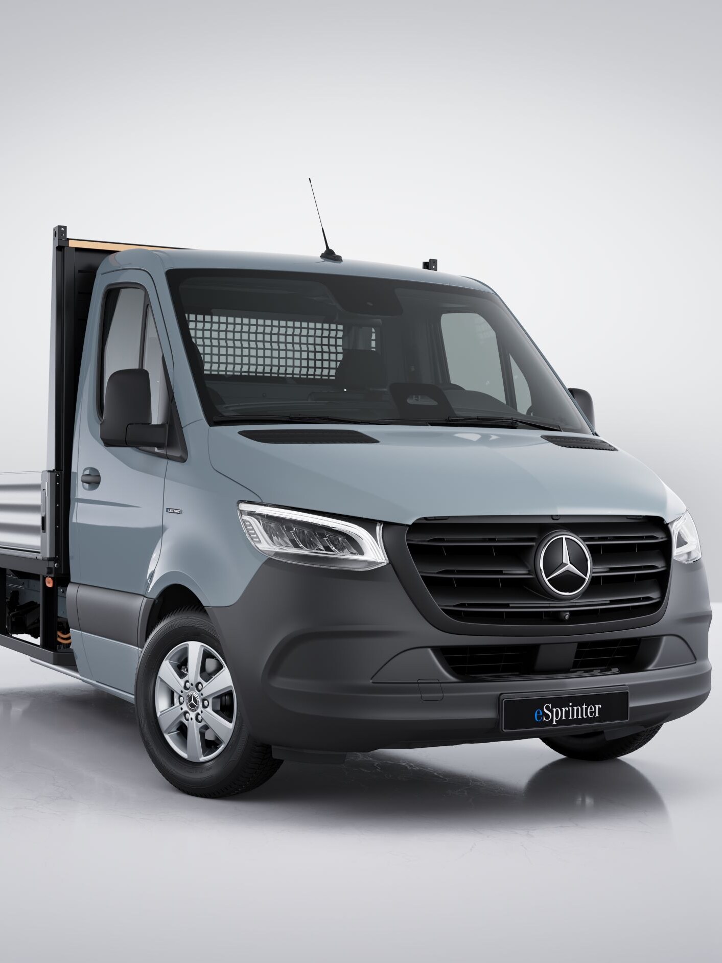 Valníkové vozidlo Mercedes-Benz eSprinter.