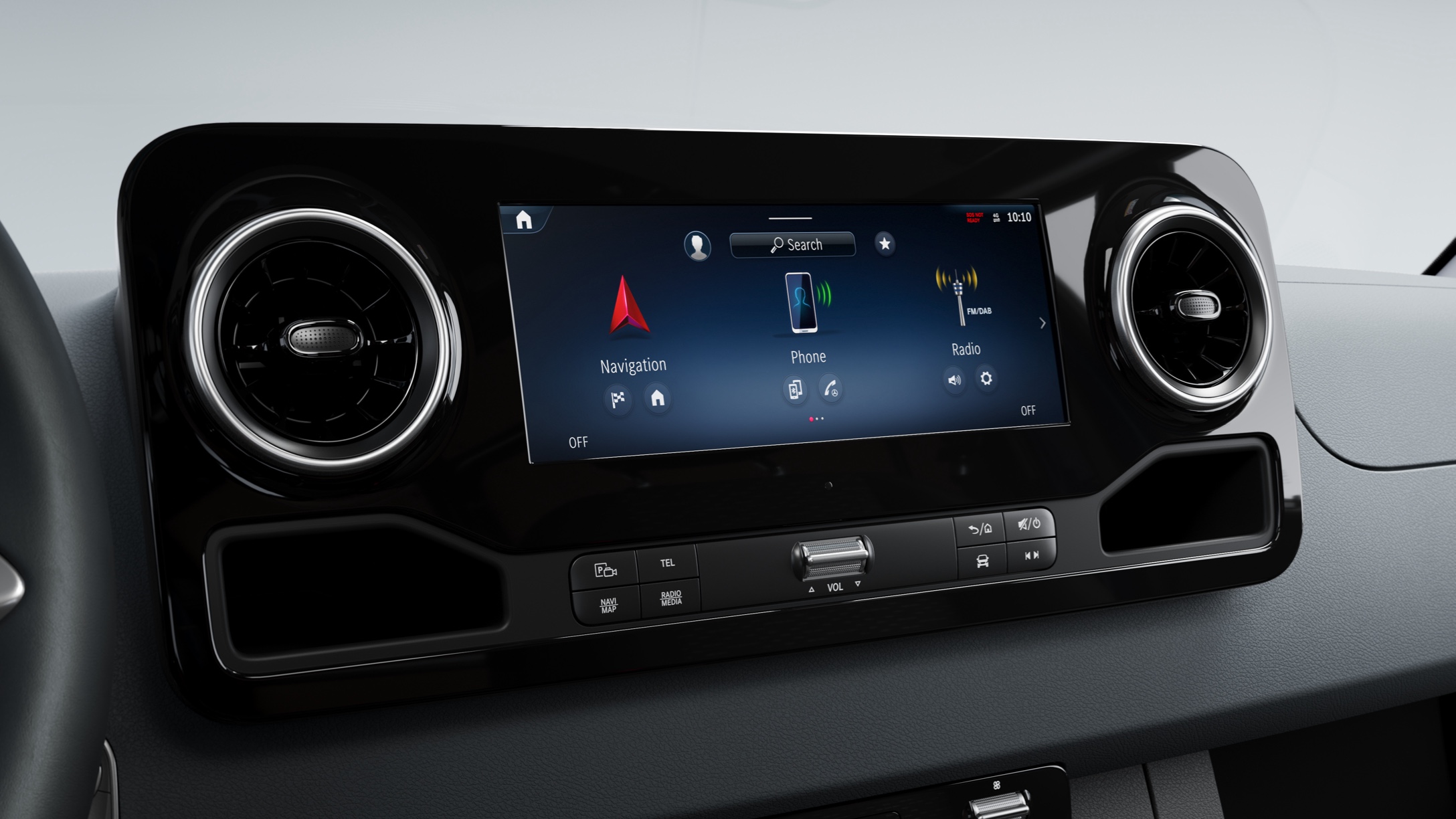 Charakteristiky vozidla | Sprinter | Mercedes-Benz Multimediální systém MBUX pro Mercedes-Benz Sprinter.