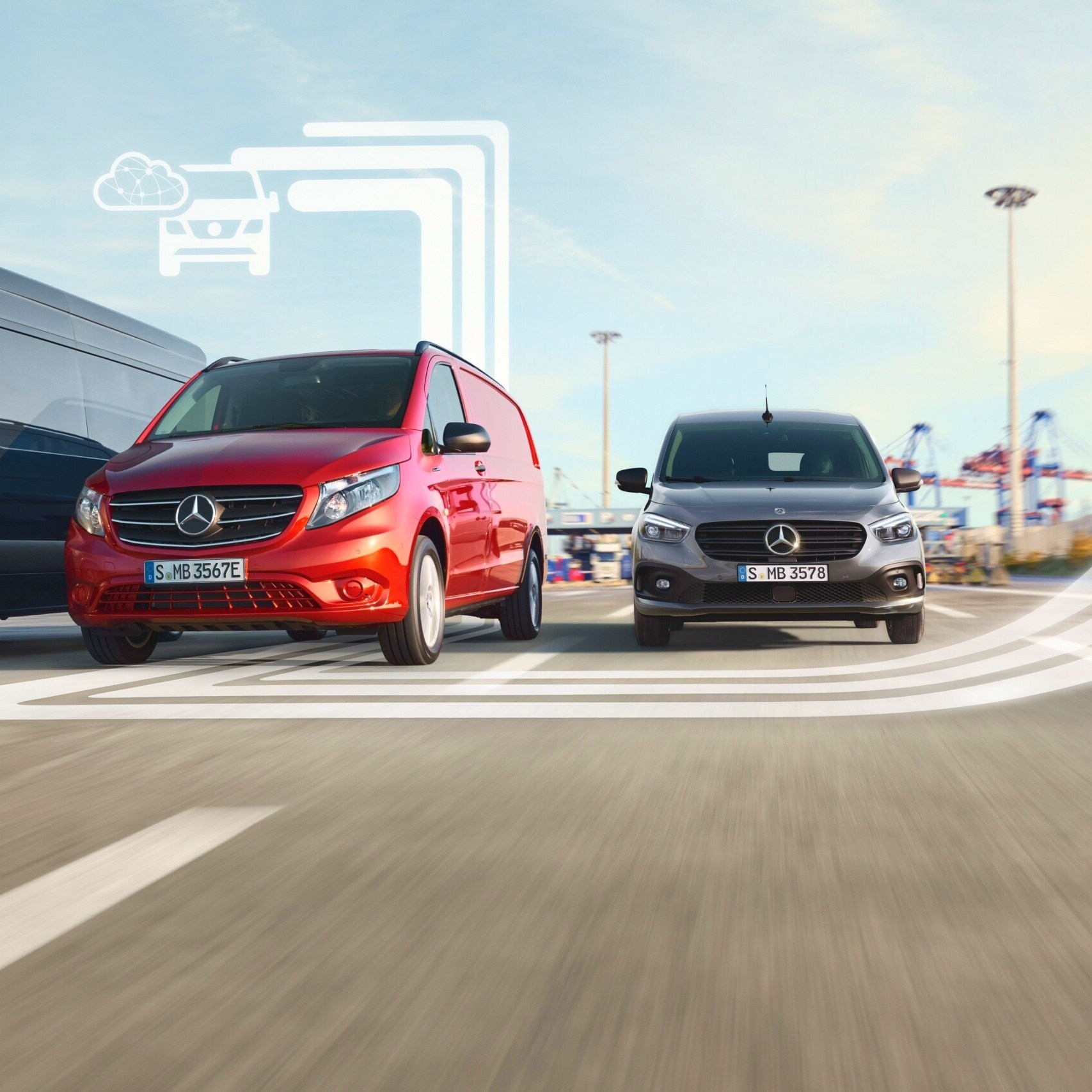 Objevte digitální svět produktů pro Vaše dodávkové vozidlo Mercedes-Benz.