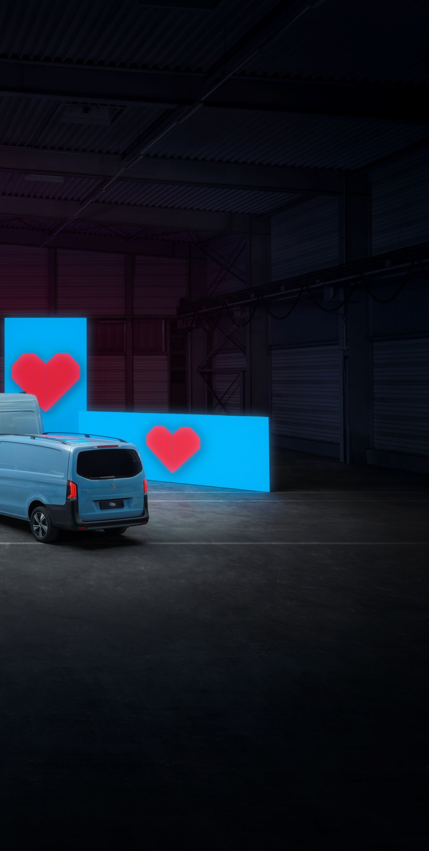 Modely Mercedes-Benz eSprinter, eVito a&nbsp;eCitan jako skříňové dodávky.